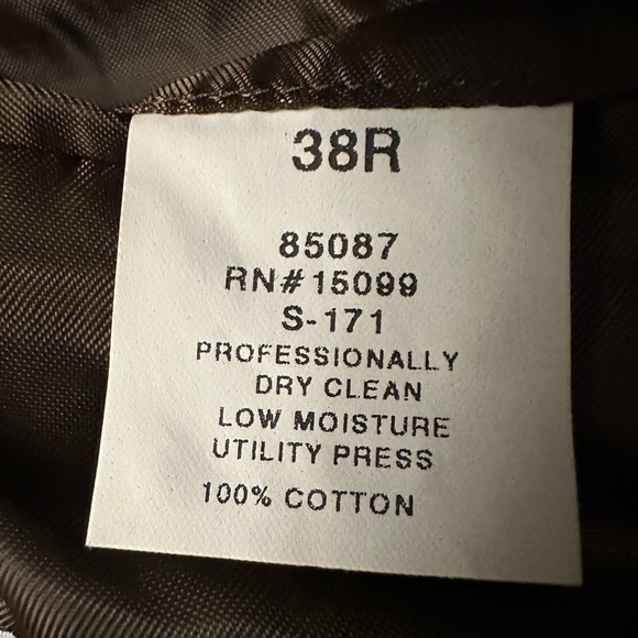 Vintage David Taylor Rich Dark Brown Corduroy Sport's Coat Size 38R - Picture 5 of 10